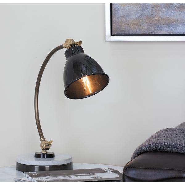 9th & Pike® Black Metal Traditional Desk Lamp