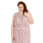 Plus Size R&M Richards Sleeveless Embellished Blouson Dress - image 3