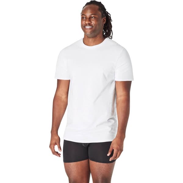 Mens Big & Tall Hanes&#40;R&#41; Stretch Crew Neck Tagless Undershirt