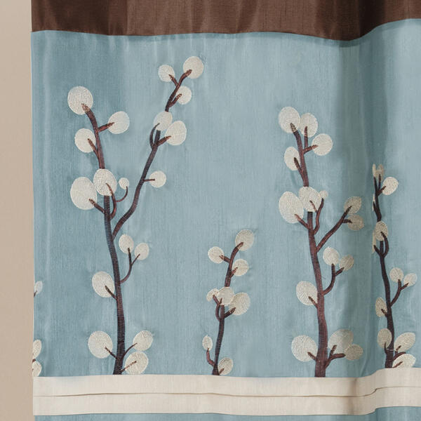 Lush Décor® Cocoa Flower Shower Curtain
