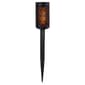 LED Solar Bollard Lawn  Stake with Cutout Medallion Design - image 1