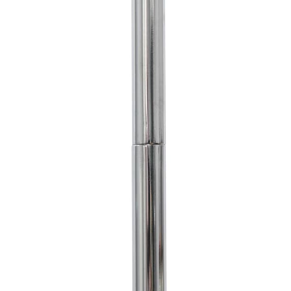 Simple Designs Arched Brushed Nickel Floor Lamp