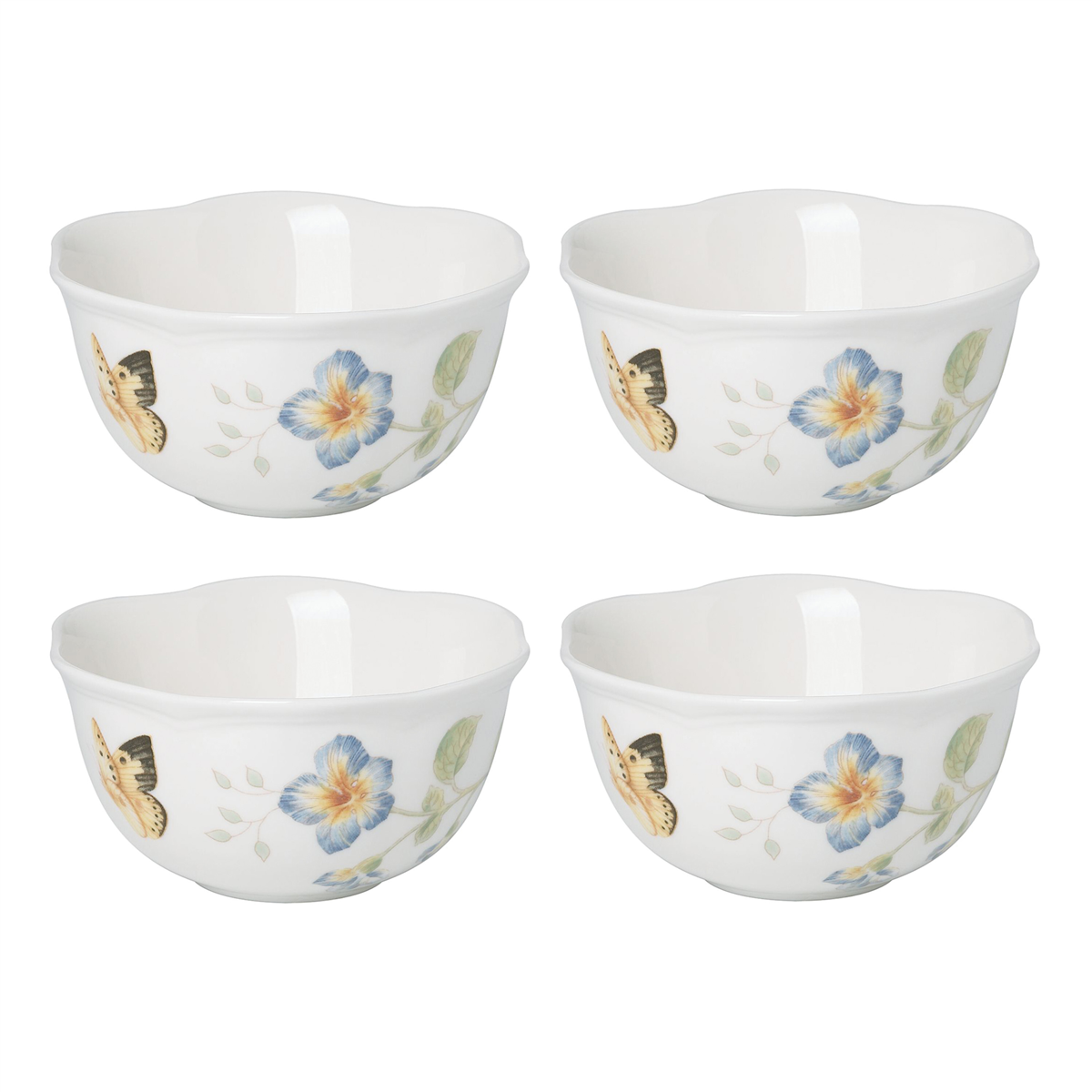 Lenox(R) Butterfly Meadow(R) 4pc. Dessert Bowl Set