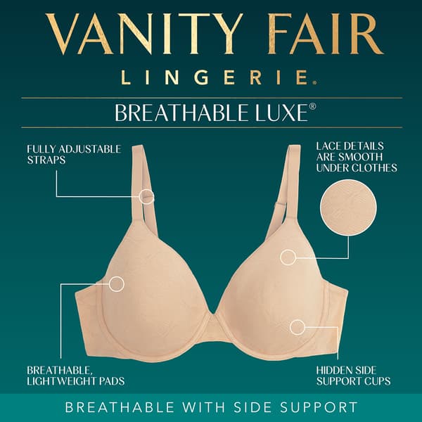 Womens Vanity Fair® Breathable Luxe Underwire Bra 0075223