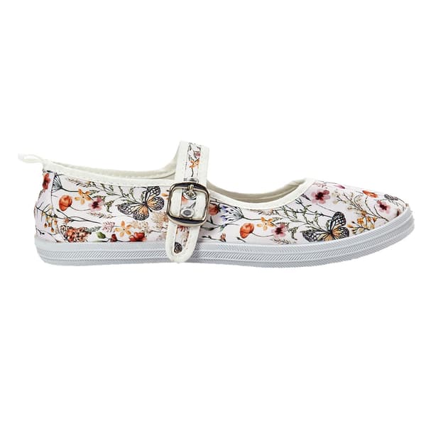 Womens Take A Walk Butterfly Mary Jane Flats