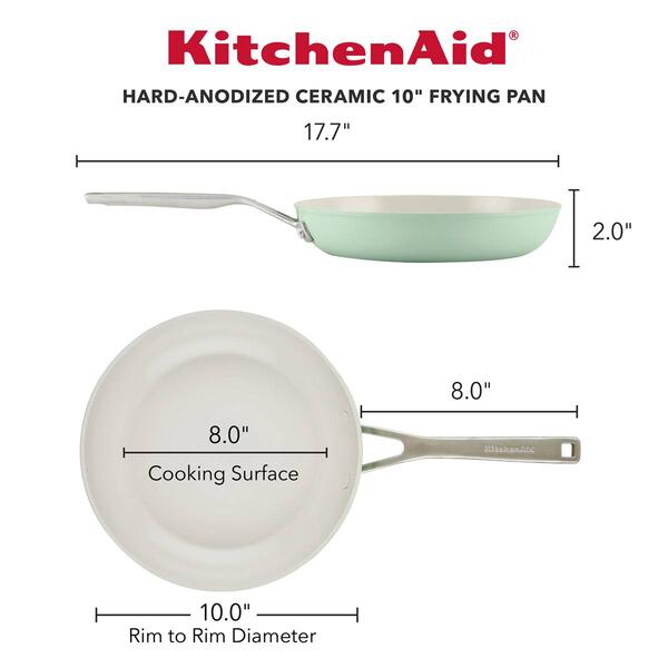 KitchenAid&#174; Hard-Anodized Ceramic Nonstick 10in. Frying Pan