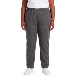 Plus Size Hasting & Smith Flatback Rib Knit Casual Pants