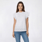 Petite Architect(R) Flutter Sleeve Embroidery Eyelet Blouse - image 1