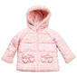 Toddler Girl Wippette(R) Faux Fur Trim Floral Puffer Jacket - image 1