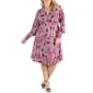 Plus Size 24/7 Comfort Apparel Dolman Empire Waist Cocktail Dress - image 1