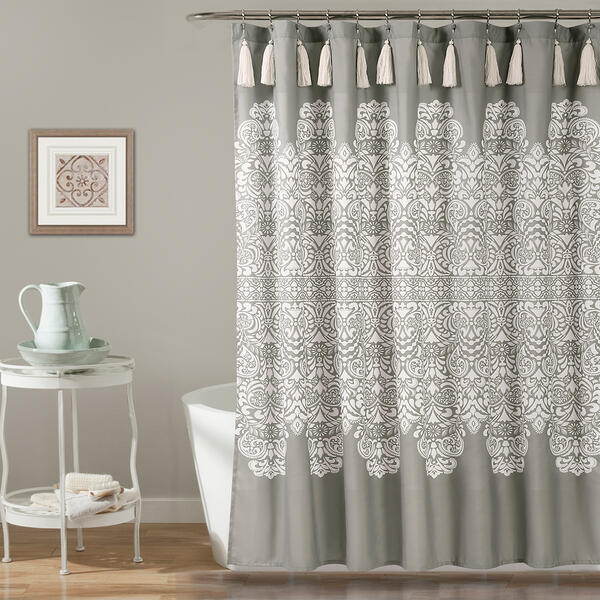 Lush Decor(R) Boho Medallion Shower Curtain - image 