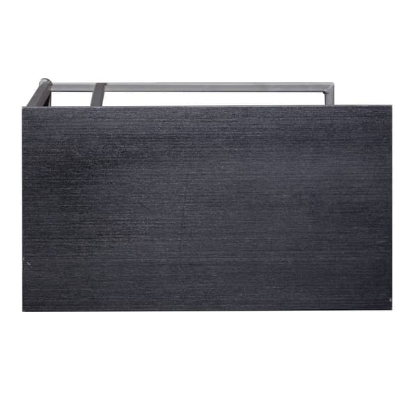 9th & Pike® Grey Metal and Wood Contemporary Accent Table