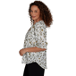 Womens Emaline La Vita Costiera Elbow Sleeve Floral Blouse - image 4
