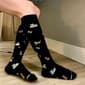 Womens Dr. Motion Cozy Dogs Compression Knee High Socks - image 2
