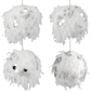 Northlight 4ct. Feather Ball with Sequins Christmas Ornaments - image 2