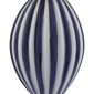 Northlight Blue & White Striped Finial Glass Christmas Ornament - image 5