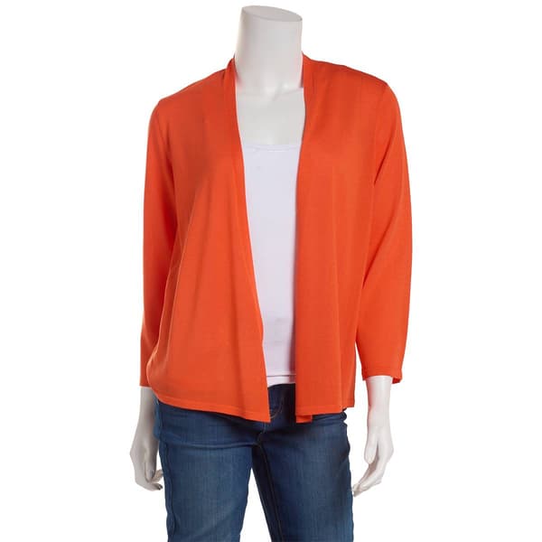 Womens Kasper Open Front Edge Carrdgian - image 