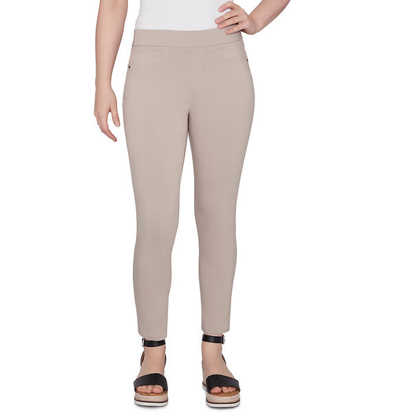 Plus Size Skye''s The Limit Soft Side Solid Pull On Capri Pants - image 