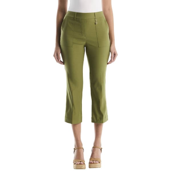 Womens Rafaella(R) Porkchop Pocket Kick Flare Satin Luxe Pants - image 