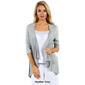 Womens 24/7 Comfort Apparel Elbow Length Sleeve Open Cardigan - image 6