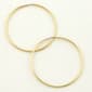 Freedom Nickel Free Thin Gold-Tone Hoop Earrings - image 1