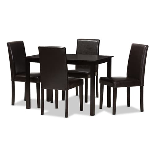 Baxton Studio Mia 5pc. Dining Set