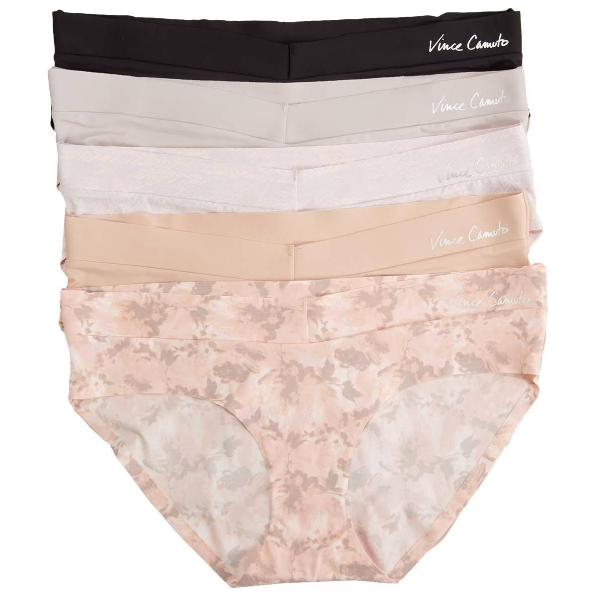 Womens Vince Camuto 5pk. Laser Bonded Hipster Panties...