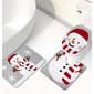 Avanti Snowman Flake 3pc. Bathroom Rug Set - image 2