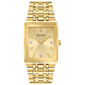 Mens Bulova Quadra Gold Plated Bracelet Watch - 97D120 - image 1