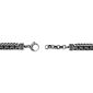 Mens Lynx Antique Black Finish Stainless Steel Layered Bracelet - image 3