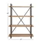 9th & Pike® Tall Industrial Black Metal Bookcase - image 6