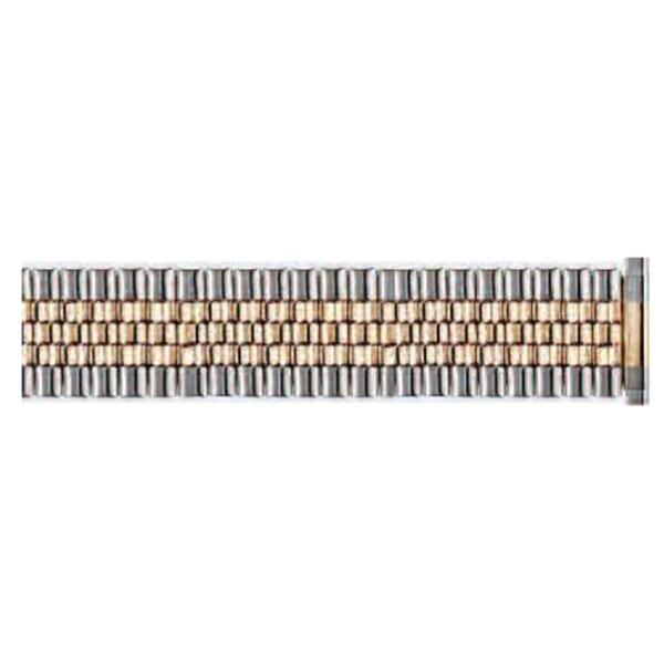 Unisex Watchbands 2 Go Two-Tone Stainless Steel Watch Band - image 