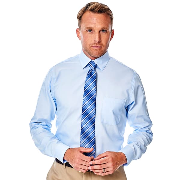 Mens Architect(R) Performance Slim Fit Dress Shirt - Light Blue - image 