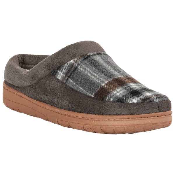 Womens Dearfoams&#40;R&#41; Diane Felted Plaid Clog Slippers - image 