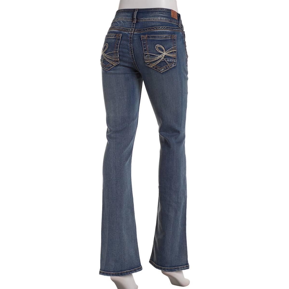 Juniors Wallflower Luscious Curvy Mid Rise Bootcut Jeans