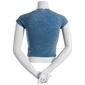 Juniors No Comment Speed Storm Notch Neck Baby Tee - image 2