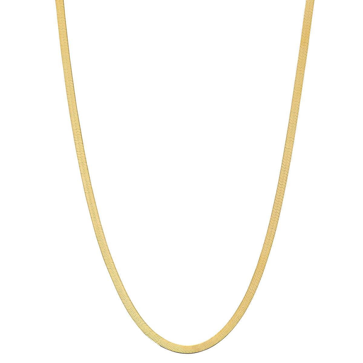 Gold Classics™ Gold Over Sterling Silver Herringbone...