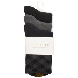 Womens Gold Toe(R) 3pk. Mixed Pattern Midi Crew Socks