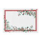 Threadmade Winter Holiday Berry Fabric Placemat - Set of 4 - image 2