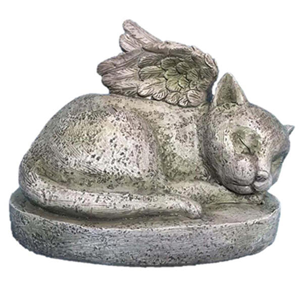 Santa's Workshop 7.5in. Remembrance Kitty Statue - image 