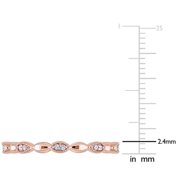 Diamond Classics&#8482; 1/10ctw. Diamond 10kt. Rose Gold Ring