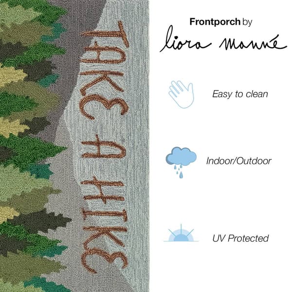 Liora Manne™ Frontporch Take A Hike Indoor/Outdoor Accent Rug