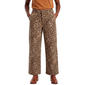 Womens da-sh Mid Rise Leopard Wide Leg Pants - image 1