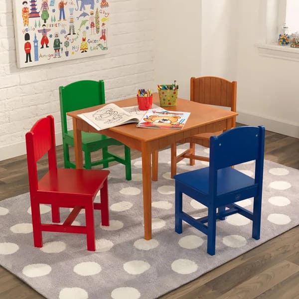 Nantucket Honey Table & Primary Chairs