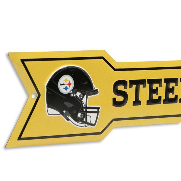 Open Road Steelers Fan Zone Arrow Wall Decor