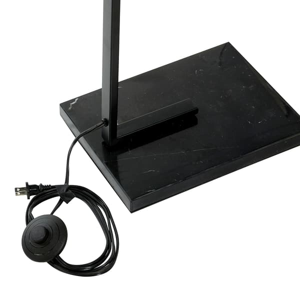 9th & Pike&#174; Black Metal Traditional Monochrome Floor Lamp
