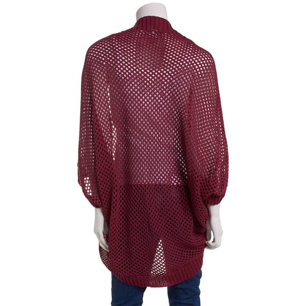 Womens Anne Klein Open Weave Kimono