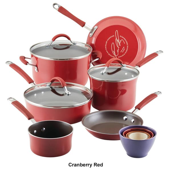 Rachael Ray 14pc. Cucina Nonstick Cookware & Measuring Cup Set