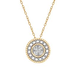 Nova Star(tm) 1/10ctw. Lab Grown Diamond Round Pendant