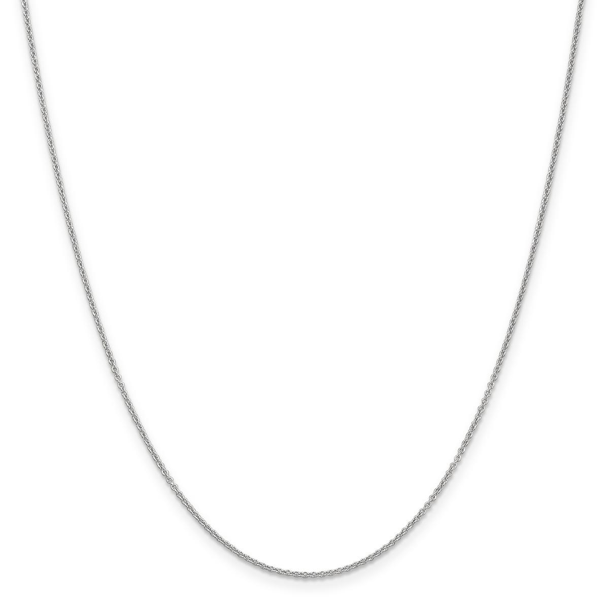Gold Classics™ 1.2mm. 14kt. White Gold Cable Chain...